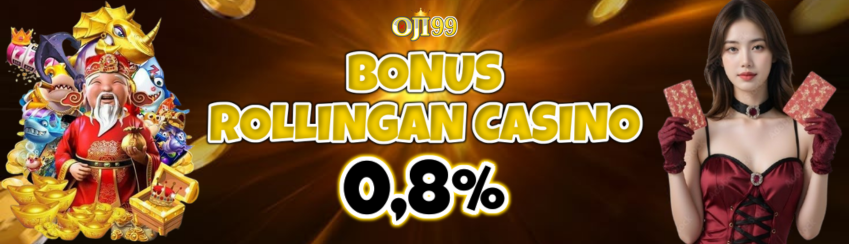 BONUS ROLLINGAN CASINO 0,8%